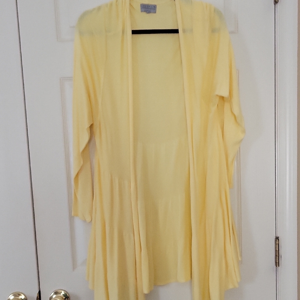 Zac & Rachel Yellow and White Ombre Button Down Shirt - Picture 7 of 10